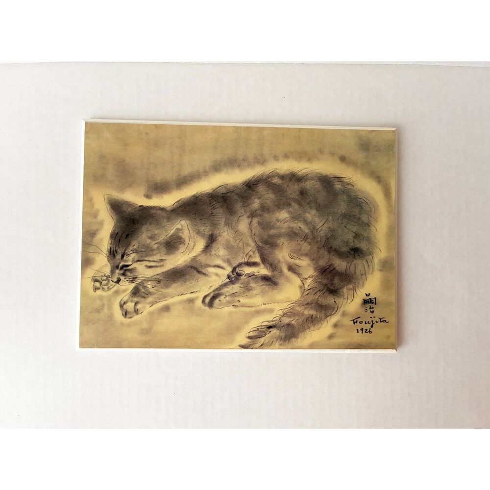 Tsuguharu Foujita “Petit Chat" Japanese Art Print, 1926 The Met #183